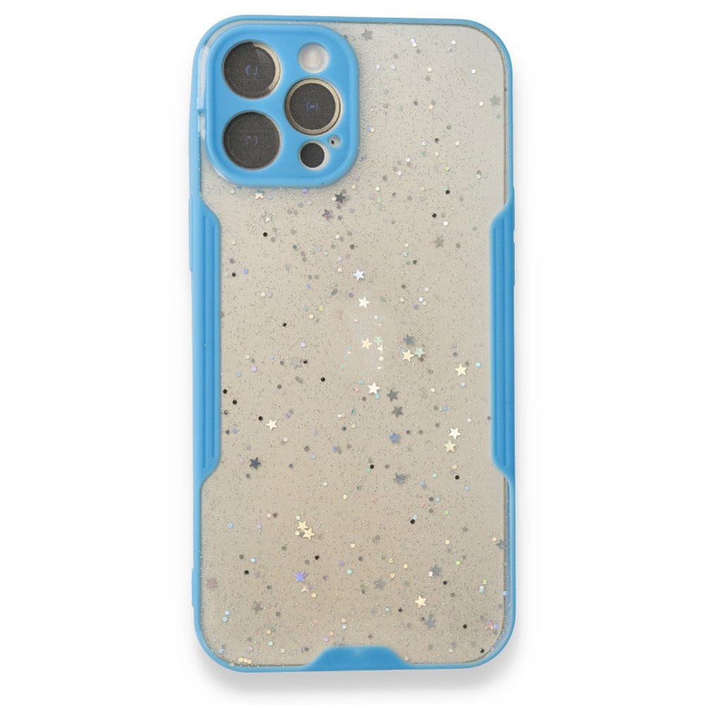 Nettech Apple iPhone 12 Pro Max Uyumlu Platin Simli Arka Koruma Kılıf NT-89591
