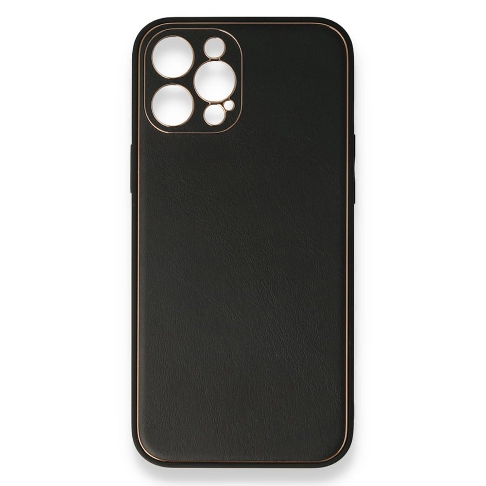 Nettech Apple iPhone 12 Pro Max Uyumlu Coco Leather Seri Arka Koruma Kılıf NT-84717