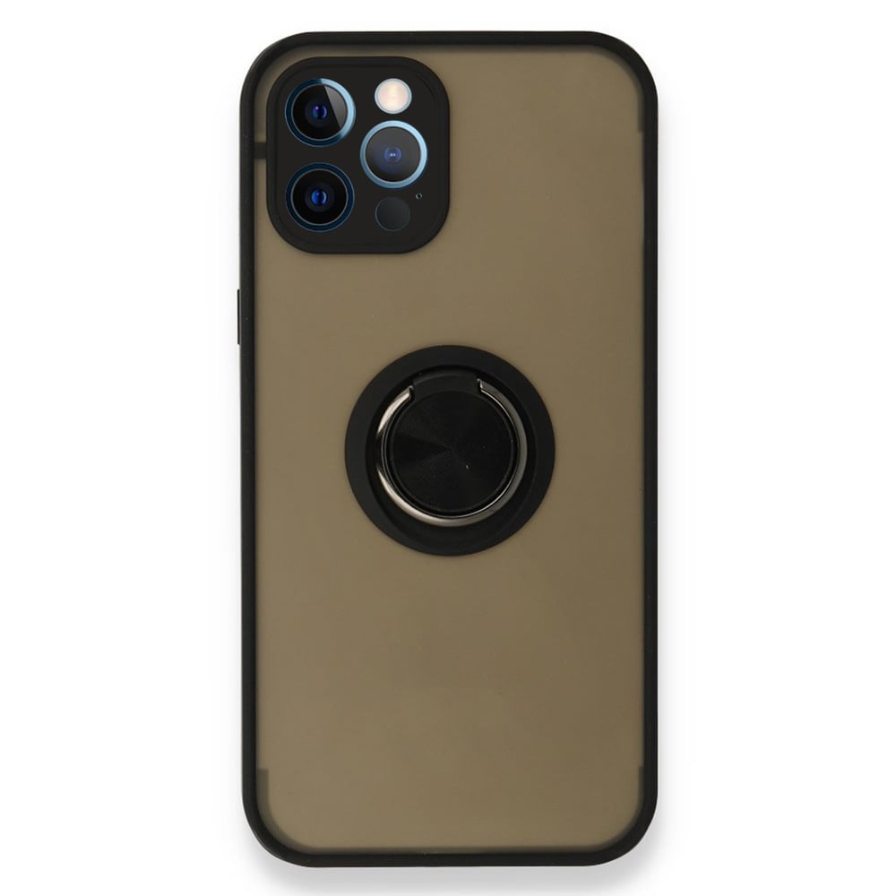 Nettech Apple iPhone 12 Pro Max Uyumlu Montreal Yüzüklü Arka Koruma Kılıf NT-84794