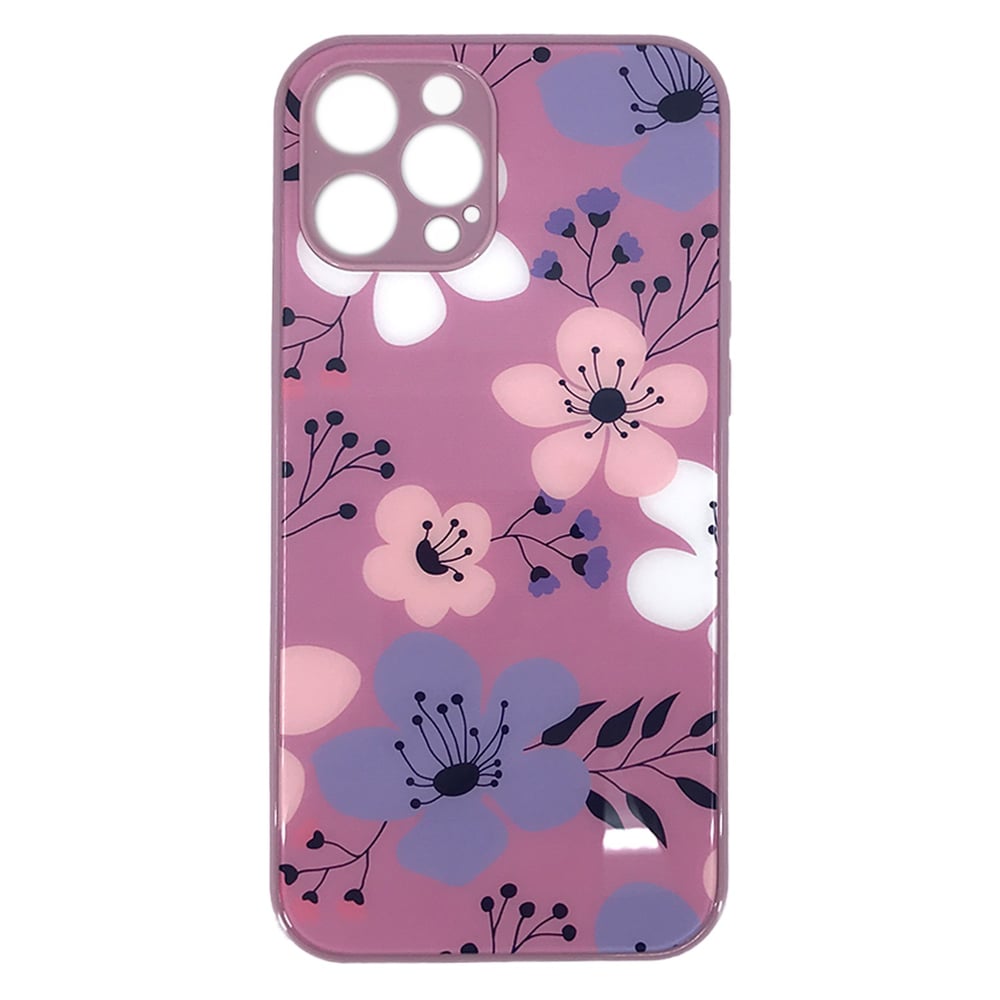 Nettech Apple iPhone 12 Pro Max Uyumlu Laser Baskı Desenli Arka Koruma Kılıf NT-87856
