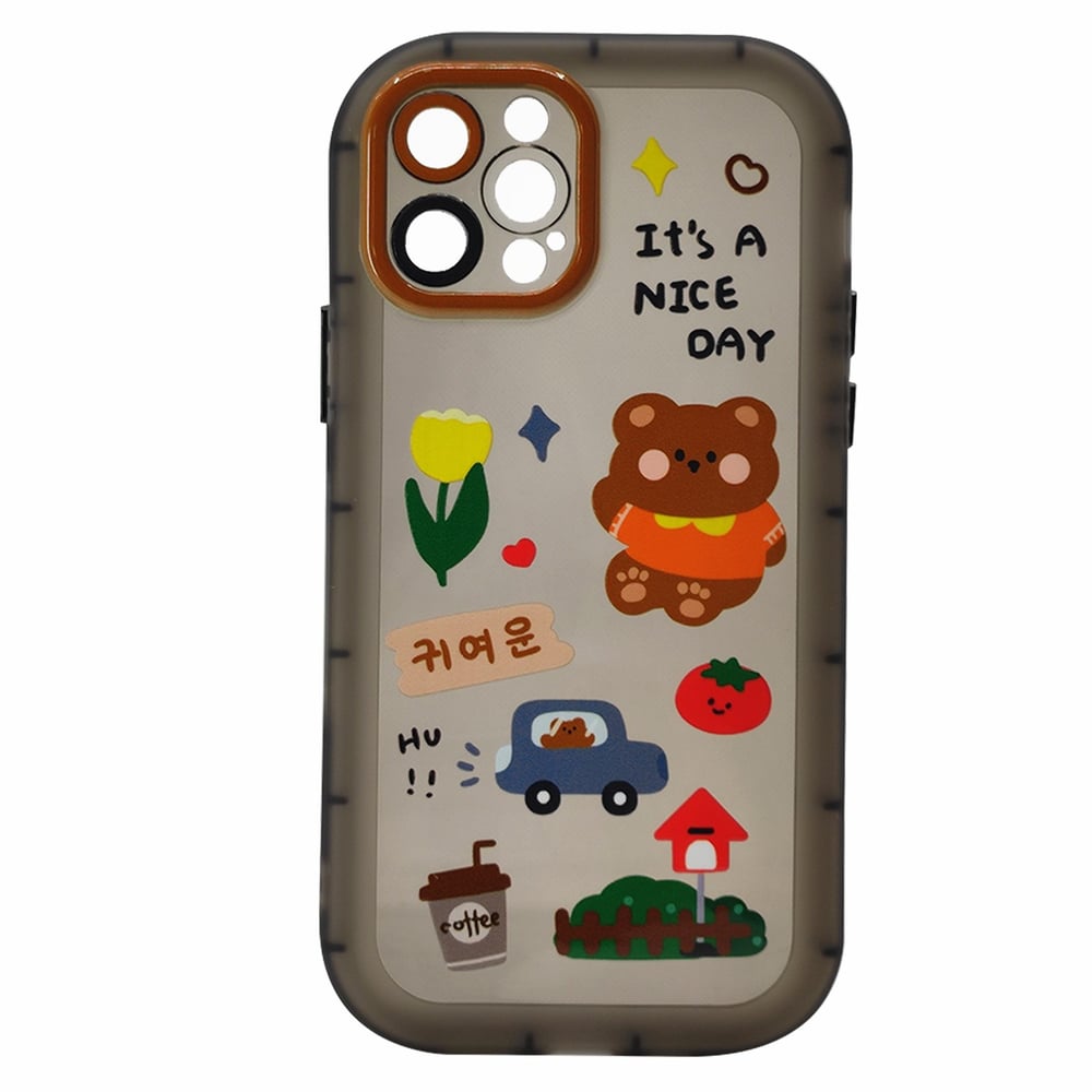 Nettech Apple iPhone 12 Pro Uyumlu Gif Seri Arka Koruma Kılıf NT-97247