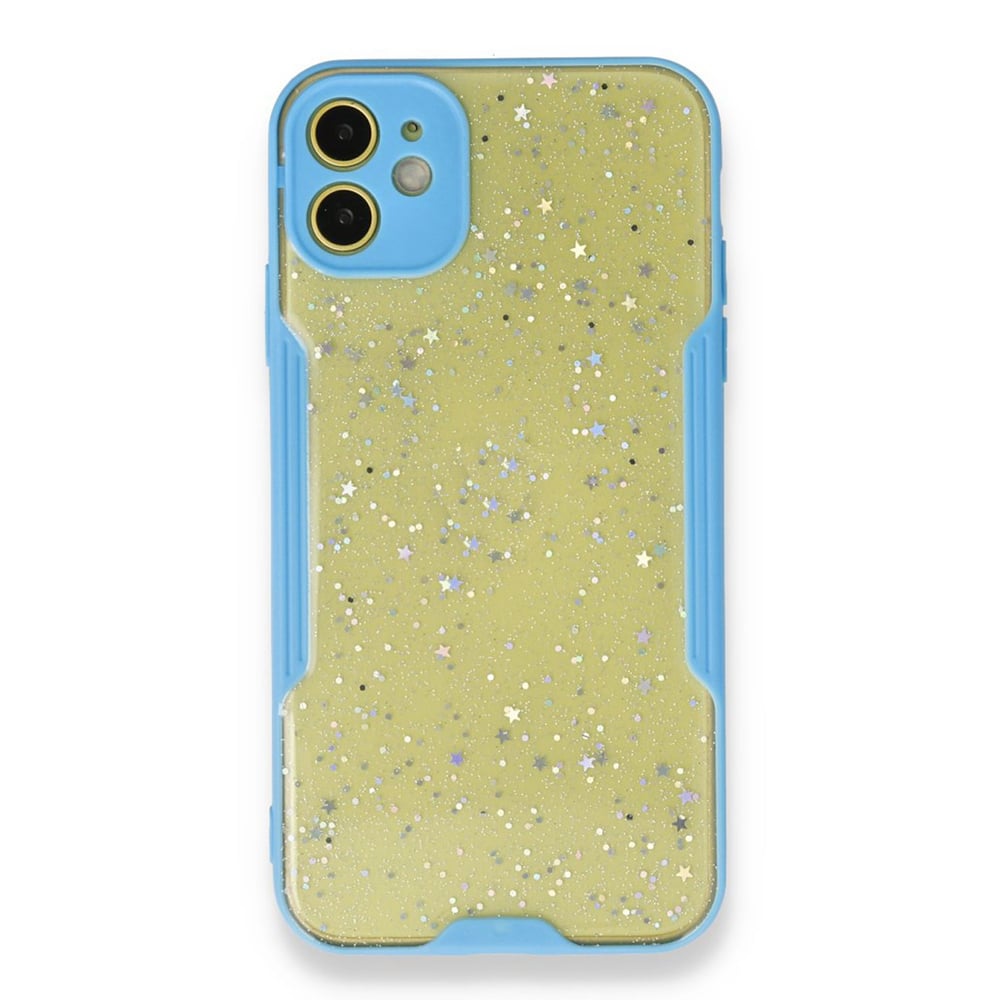 Nettech Apple iPhone 12 Uyumlu Platin Simli Arka Koruma Kılıf NT-89589