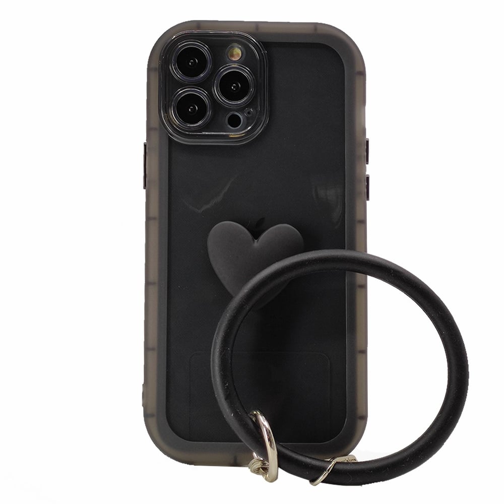 Nettech Apple iPhone 13 Pro Max Uyumlu Halka Bilekli Şeffaf Seri Arka Koruma Kılıf NT-97231