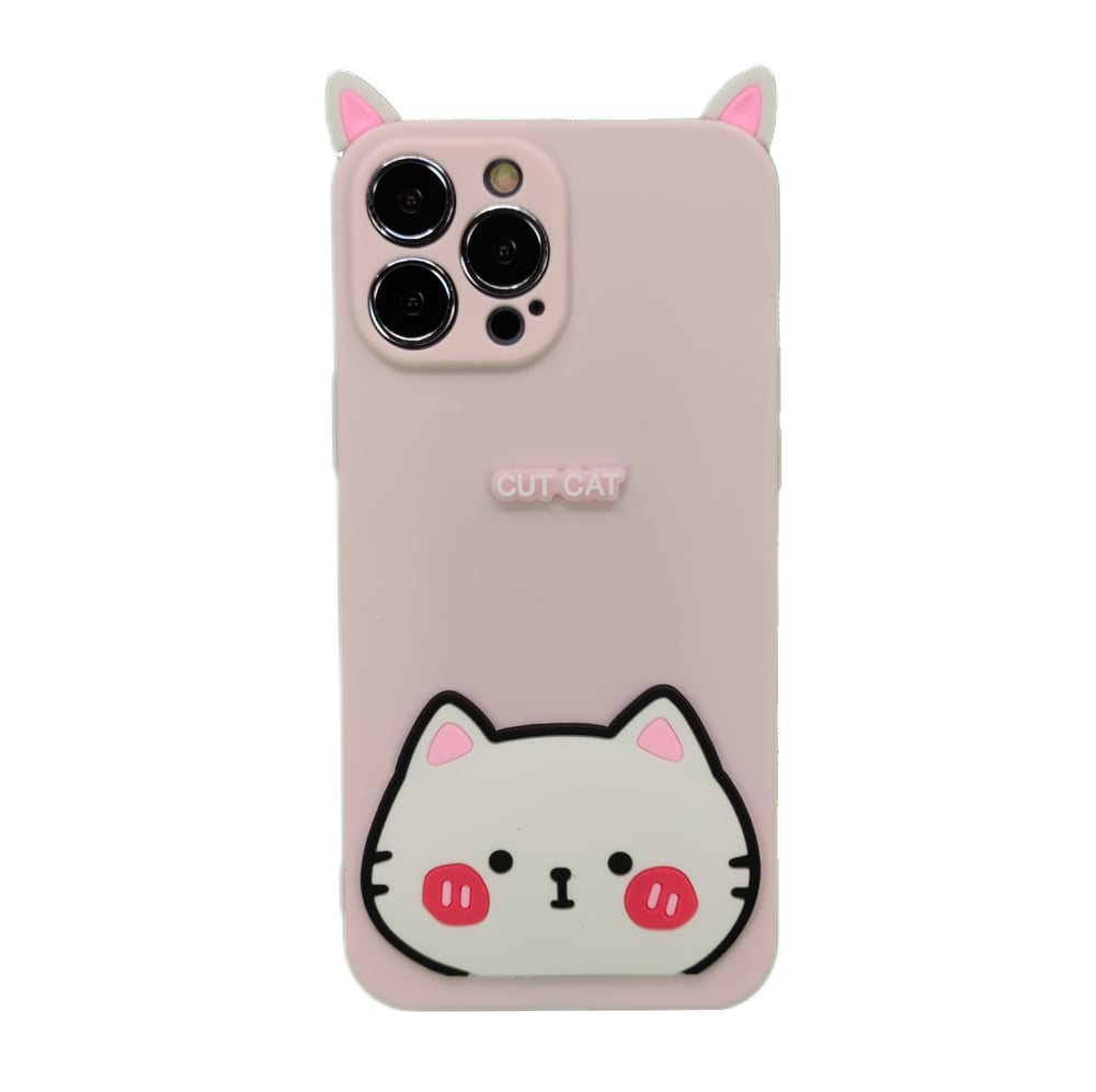 Nettech Apple iPhone 13 Pro Max Uyumlu Cartoon Case Seri Arka Koruma Kılıf NT-95123