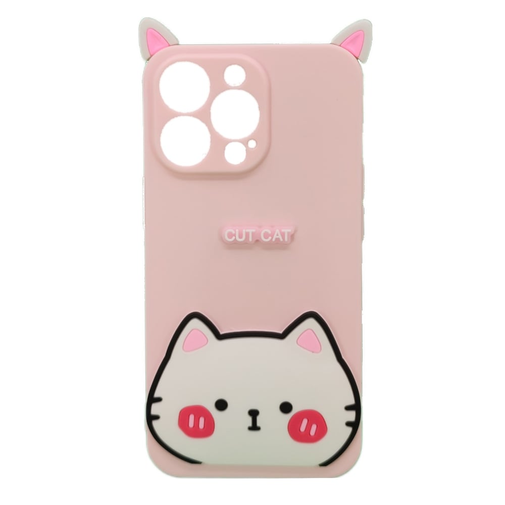 Nettech Apple iPhone 13 Pro Uyumlu Cartoon Case Seri Arka Koruma Kılıf NT-95127