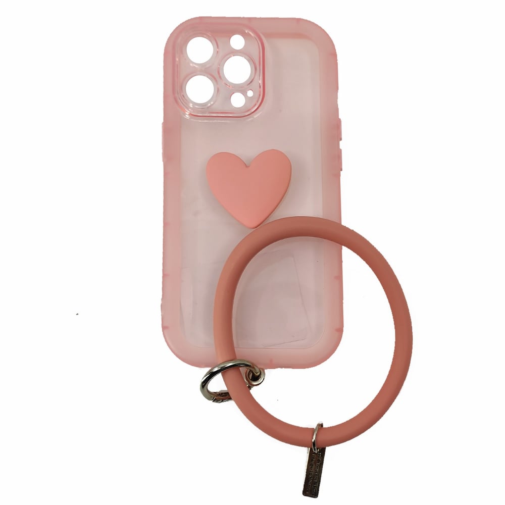 Nettech Apple iPhone 13 Pro Uyumlu Halka Bilekli Şeffaf Seri Arka Koruma Kılıf NT-97225