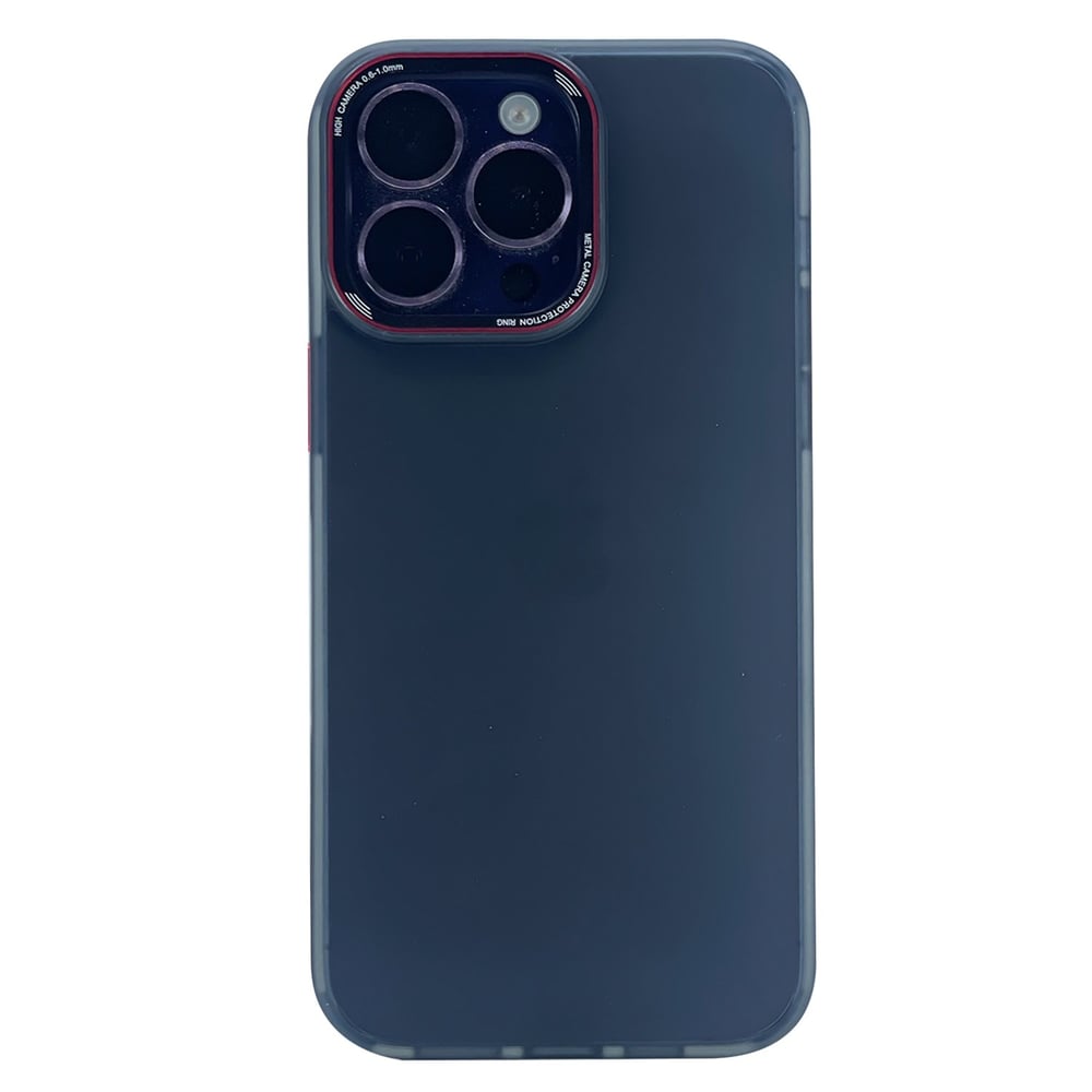Nettech Apple iPhone 14 Pro Max Uyumlu Mika Renkli Çerçeveli Tuş Seri Arka Koruma Kılıf NT-99004