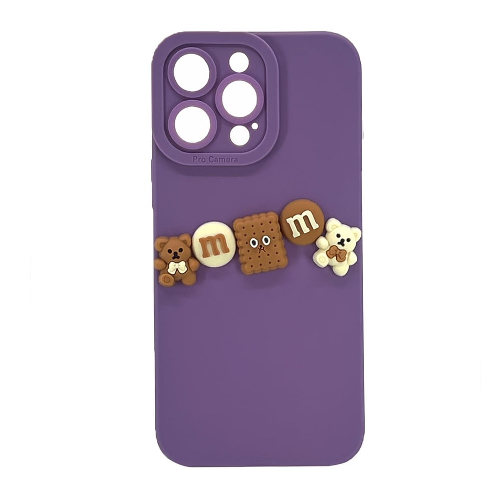 Nettech Apple iPhone 14 Pro Max Uyumlu Lüx Bear Arka Koruma Kılıf NT-105801