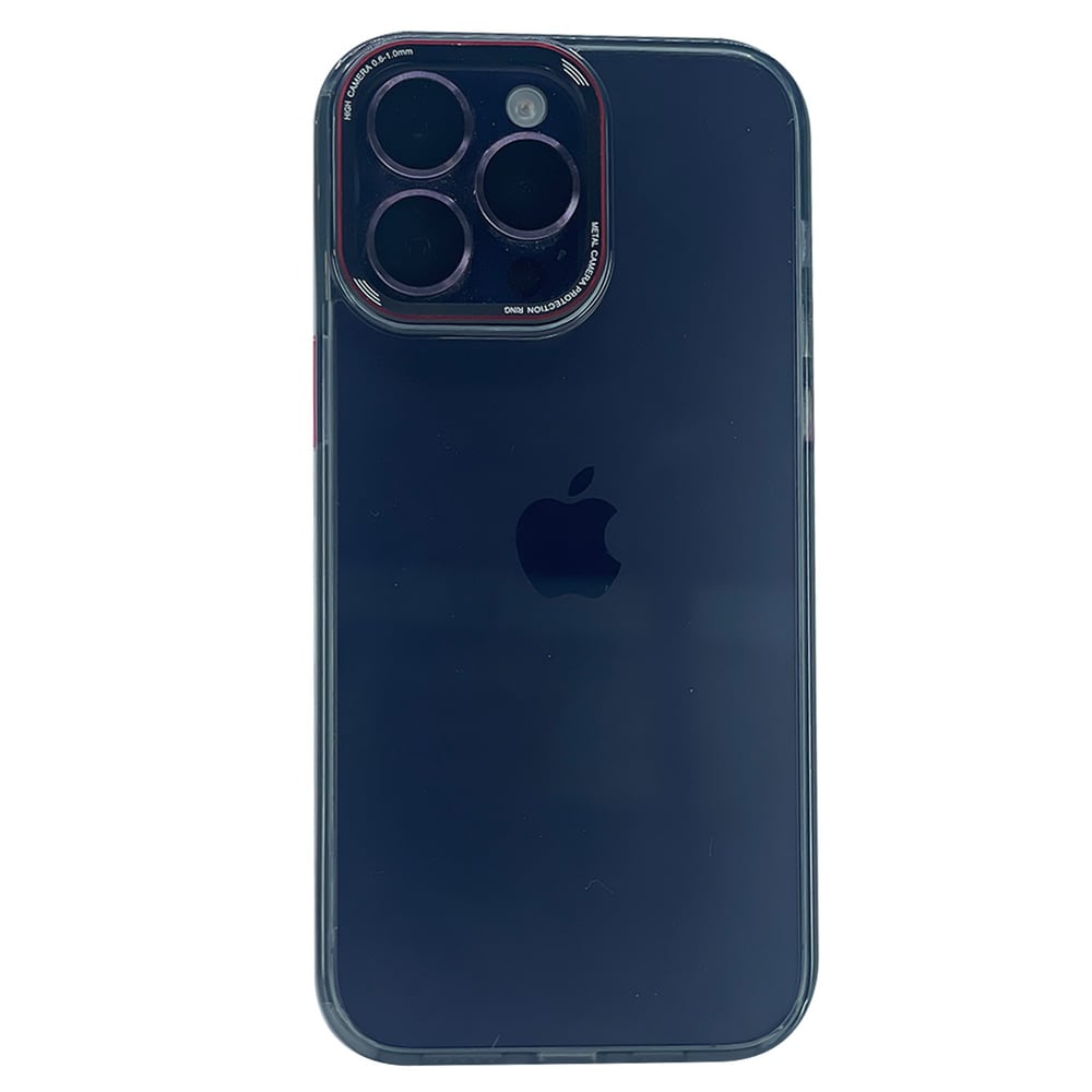 Nettech Apple iPhone 14 Pro Uyumlu Mika Renkli Kenar Seri Arka Koruma Kılıf NT-99017
