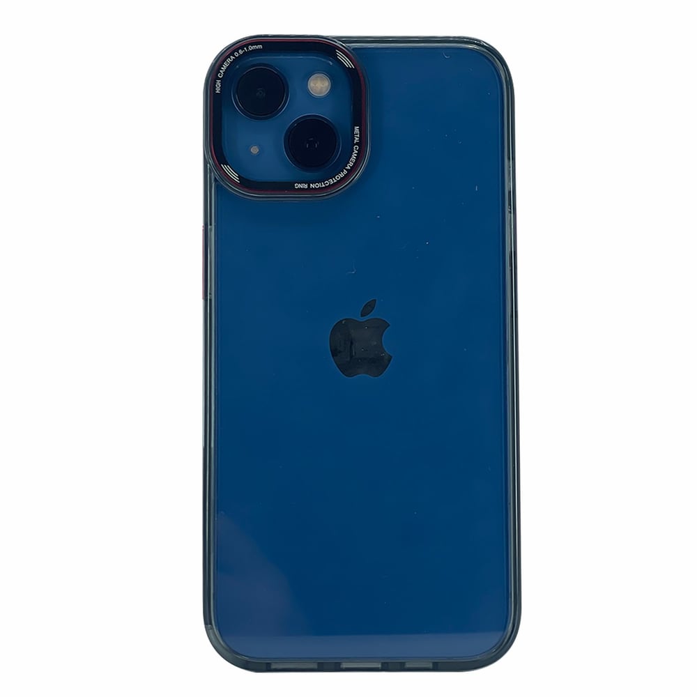 Nettech Apple iPhone 14 Uyumlu Mika Renkli Kenar Seri Arka Koruma Kılıf NT-99012