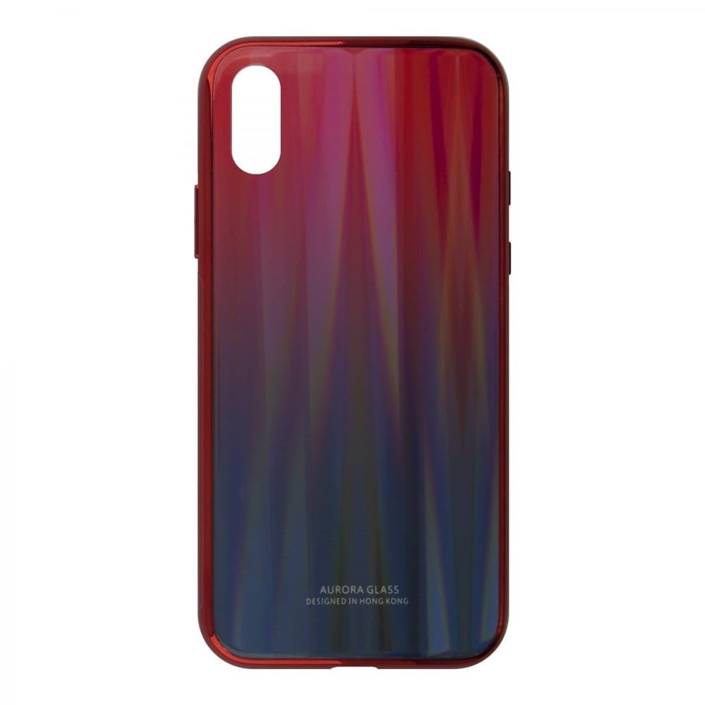 Nettech Apple iPhone X Uyumlu Degrade Arka Koruma Kılıf VR-16188