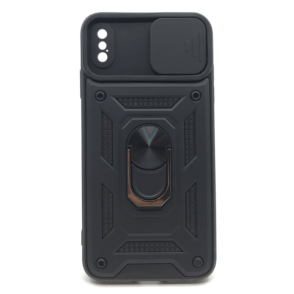 Nettech Apple iPhone XS Max Uyumlu Kızaklı Panzer Seri Arka Koruma Kılıf NT-86168