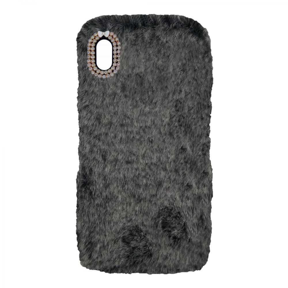Nettech Apple iPhone XS Uyumlu Peluş Arka Koruma Kılıf VR-12981