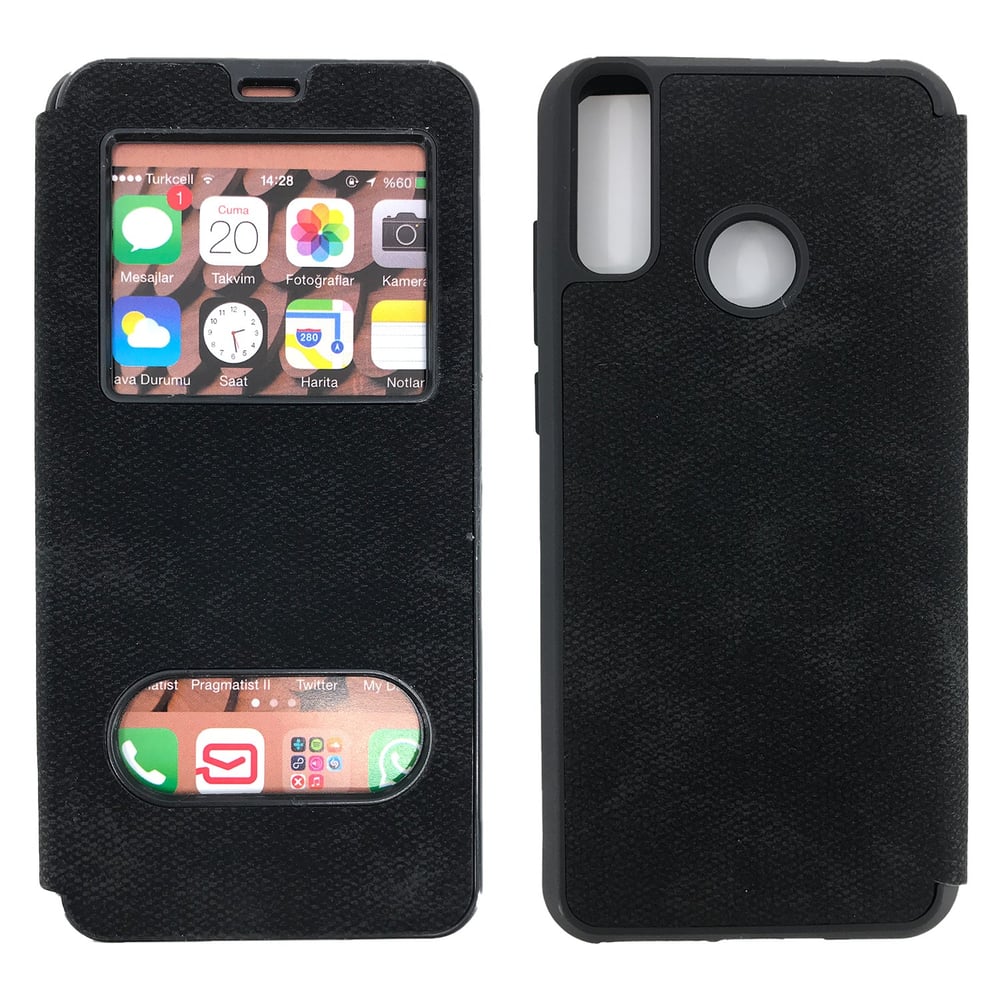Nettech General Mobile GM10 Uyumlu Pencereli Kapaklı Kılıf NT-84507