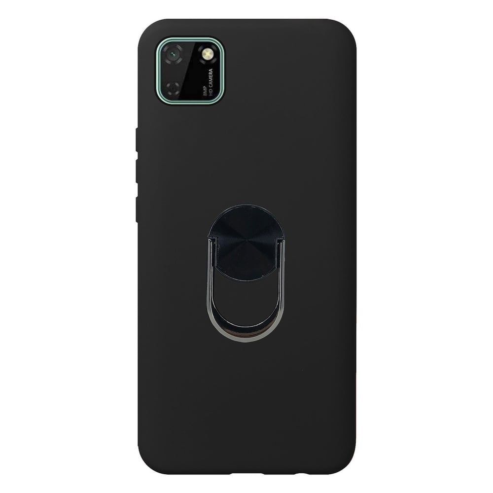 Nettech Huawei Y5p Uyumlu Leather Ring Nano Arka Koruma Kılıf NT-83045