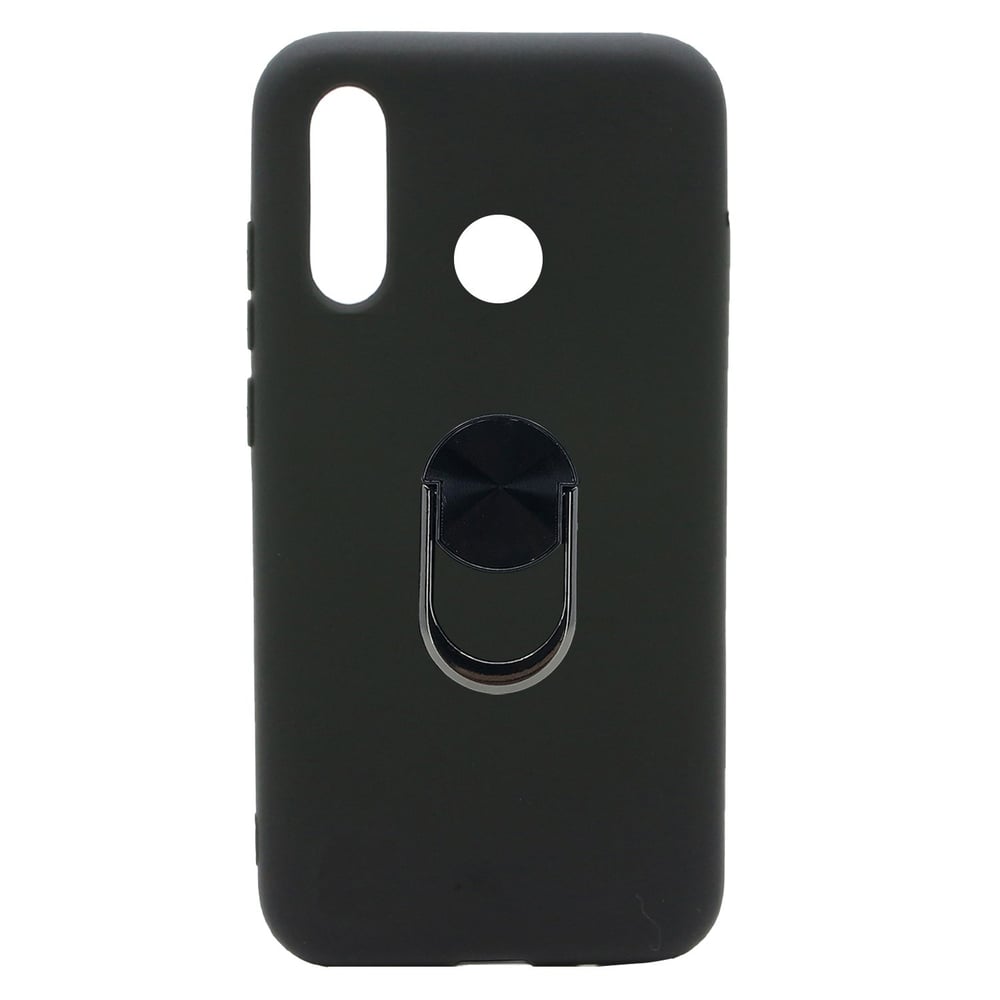 Nettech Huawei Y6P Uyumlu Leather Ring Nano Arka Koruma Kılıf NT-83068