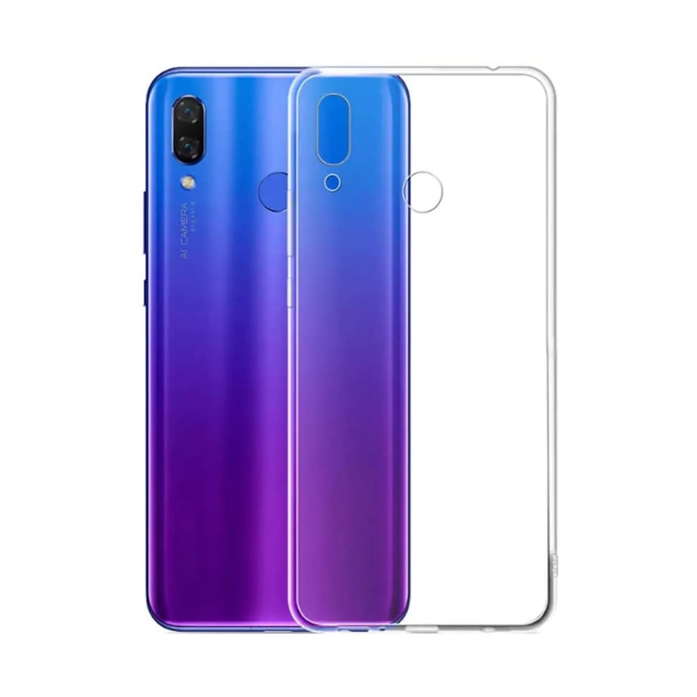 Nettech Huawei Y9 2019 Uyumlu Tıpalı Şeffaf Seri Arka Koruma Kılıf VR-14529
