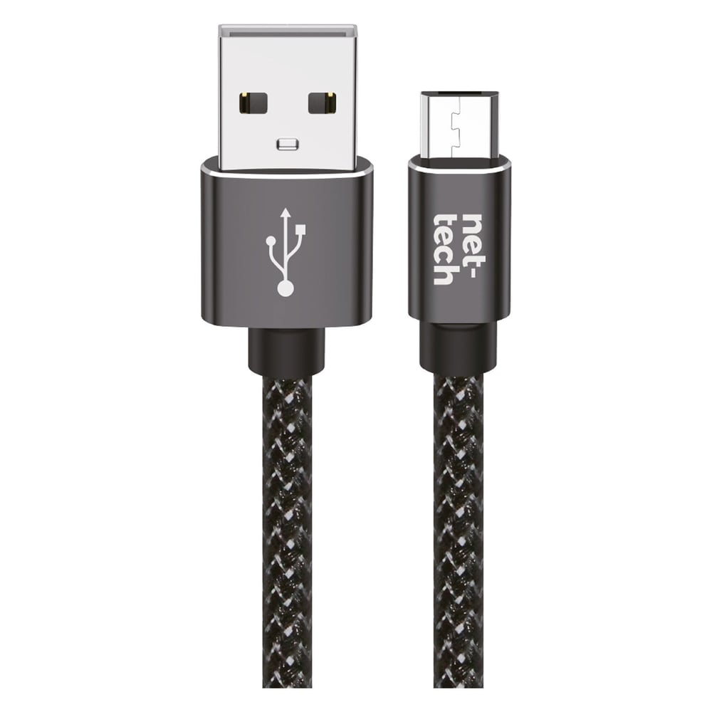 Nettech NT-DC02 İp Örgü 300 Cm Micro Şarj ve Data Kablosu NT-31111