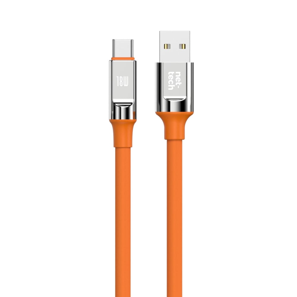 Nettech NT-DC27 18W Plastik 100 Cm Type-C Şarj ve Data Kablosu NT-108289