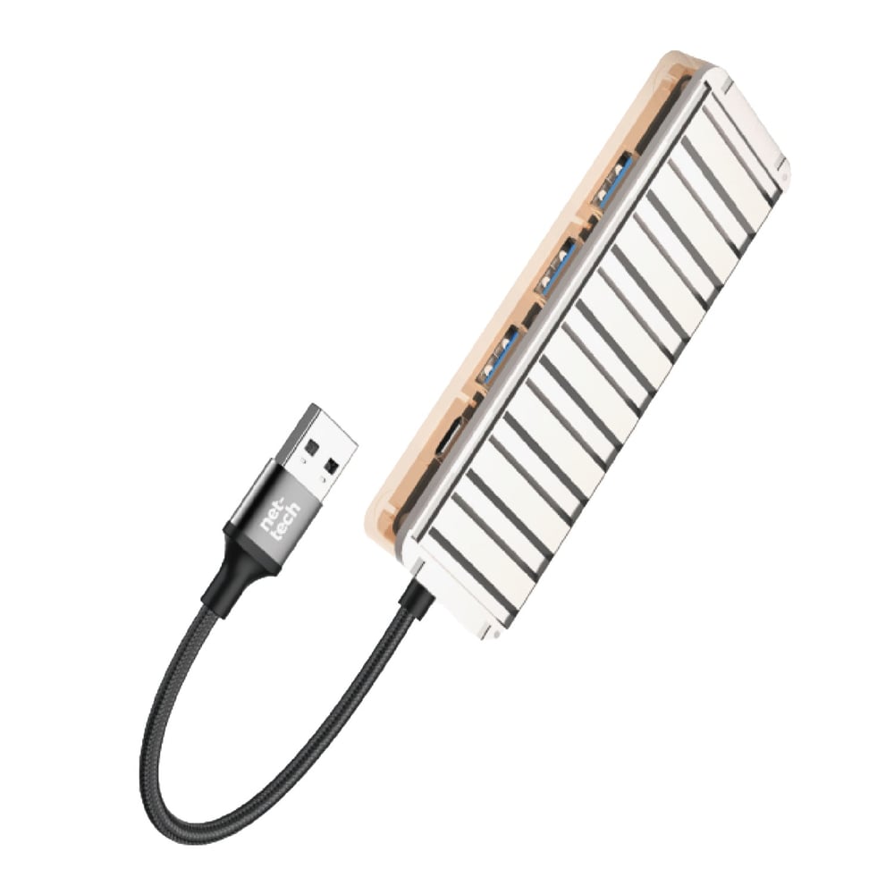 Nettech NT-OT010 5 in 1 USB To Type-c Dönüştürücü NT-108340