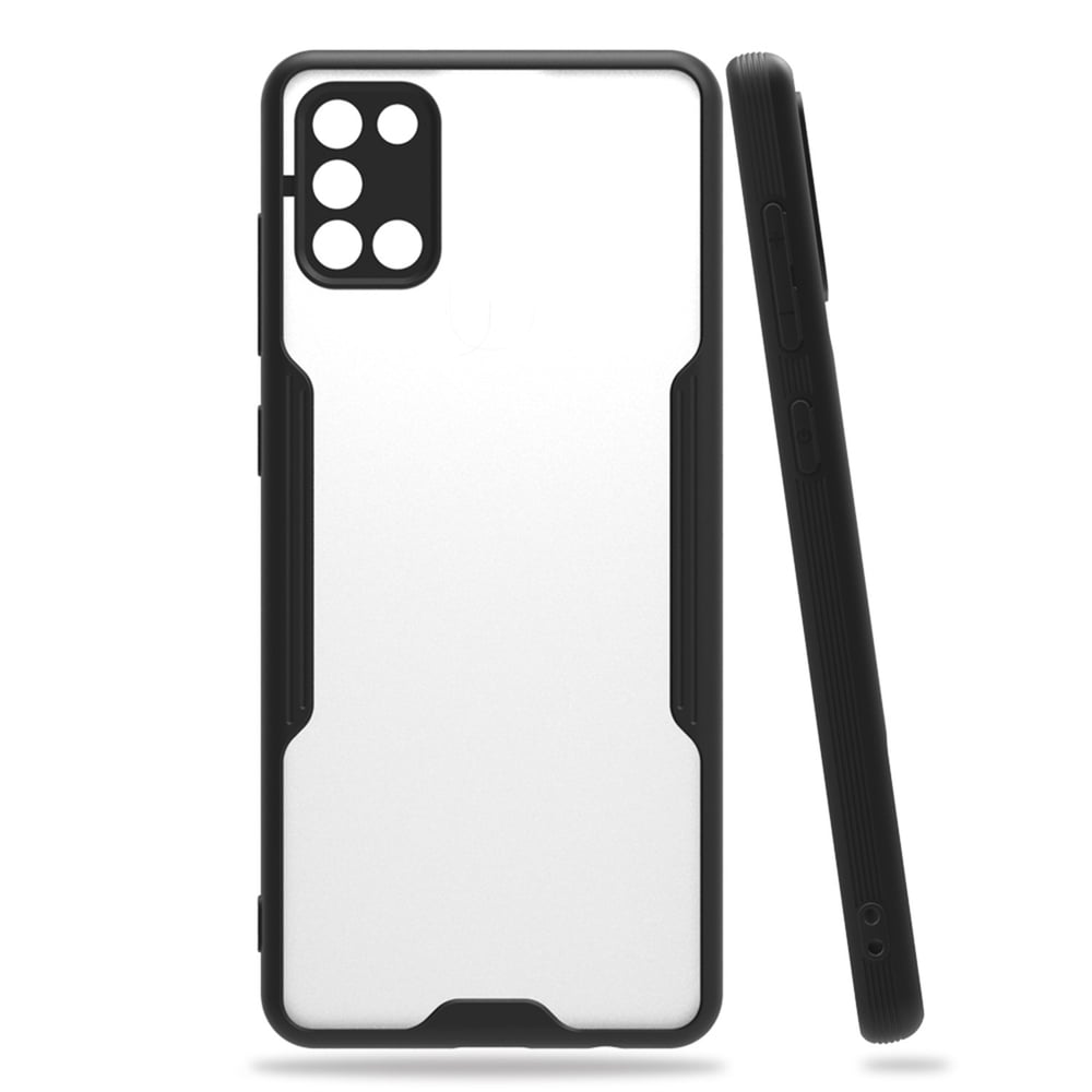 Nettech Samsung Galaxy A31 Uyumlu Platin Seri Arka Koruma Kılıf NT-86012