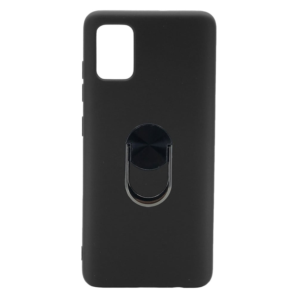 Nettech Samsung Galaxy A41 Uyumlu Leather Ring Nano Arka Koruma Kılıf NT-83053