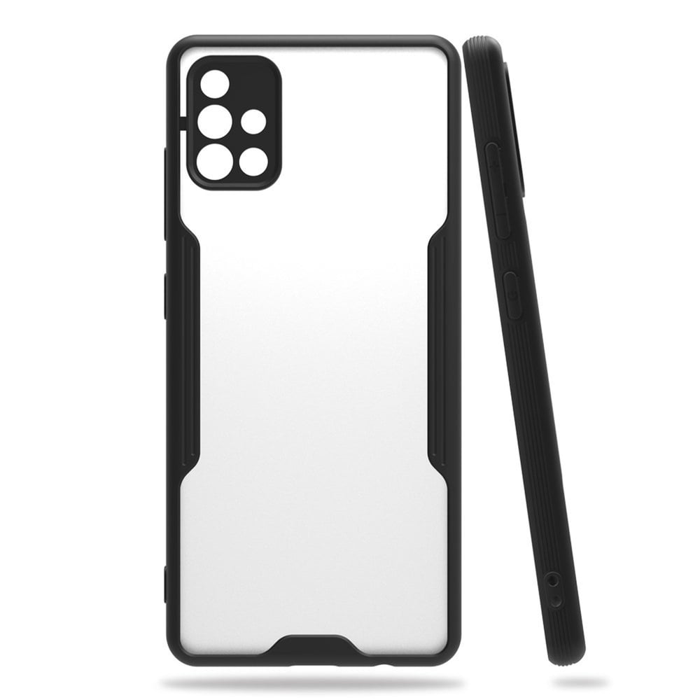 Nettech Samsung Galaxy A51 Uyumlu Platin Seri Arka Koruma Kılıf NT-86353