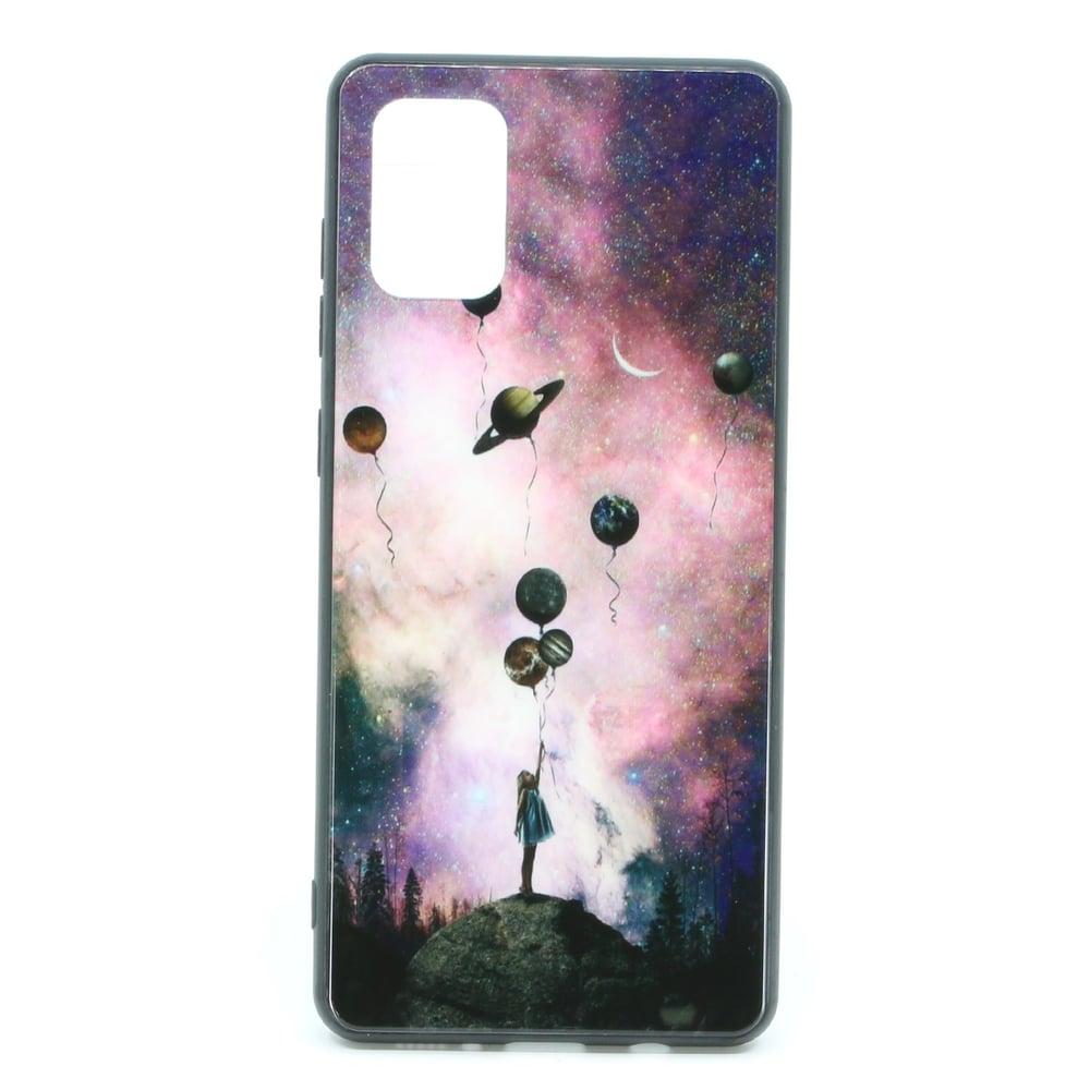 Nettech Samsung Galaxy A71 Uyumlu Desenli Fosfor Seri Arka Koruma Kılıf NT-80887