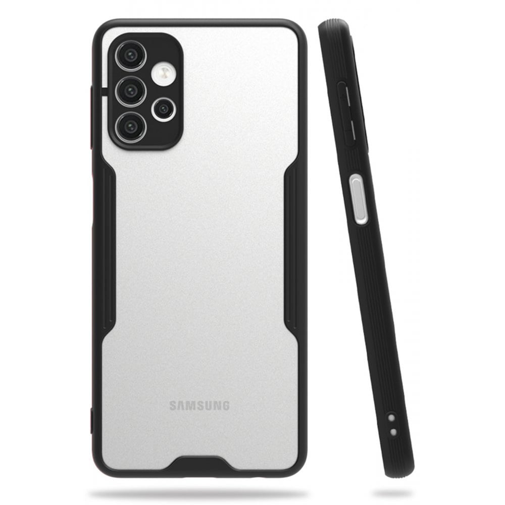Nettech Samsung Galaxy A72 Uyumlu Platin Seri Arka Koruma Kılıf NT-86406