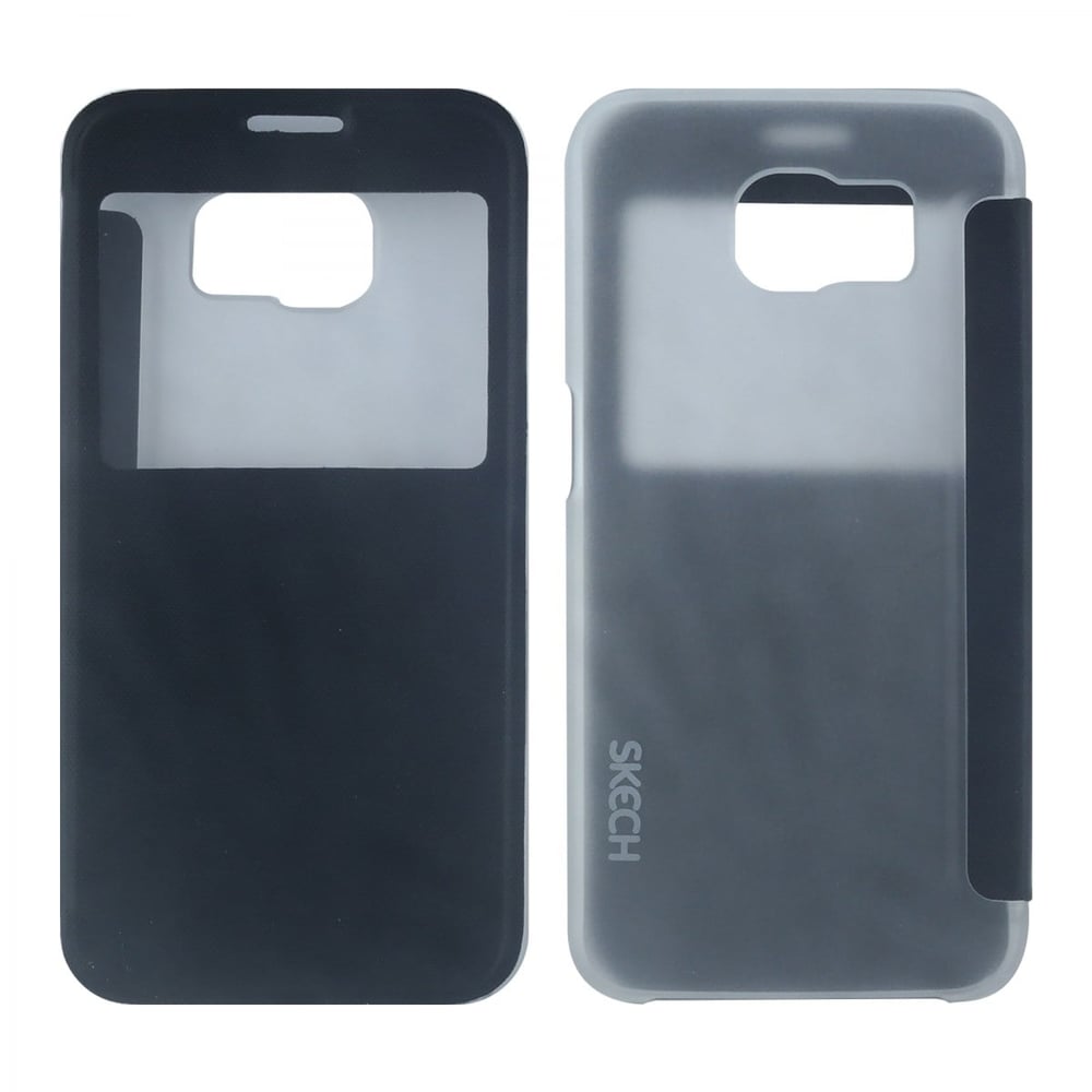 Nettech Samsung Galaxy G920 S6 Uyumlu Pencereli Kapaklı Kılıf NT-15605