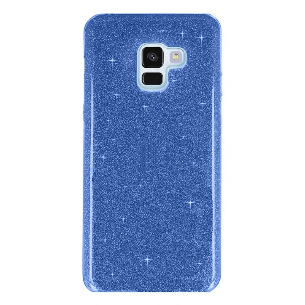 Nettech Samsung Galaxy J600 J6 Uyumlu Simli Arka Koruma Kılıf VR-9869