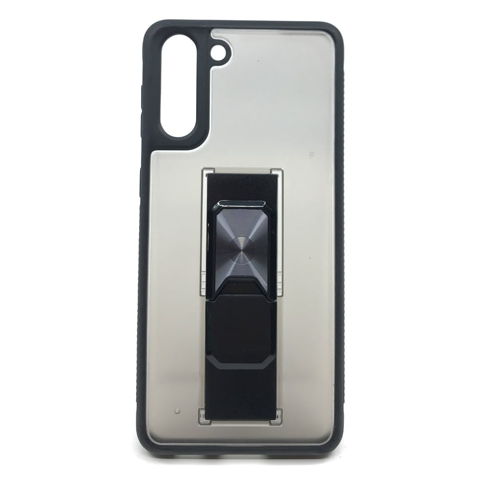Nettech Samsung Galaxy S21 Plus Uyumlu MicroCase Mıknatıs Yüzüklü Arka Koruma Kılıf NT-87035