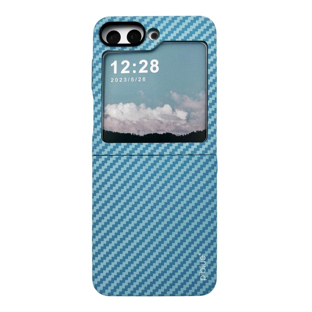 Nettech Samsung Galaxy Z Flip 5 Uyumlu Karbon Seri Arka Koruma Kılıf NT-111517
