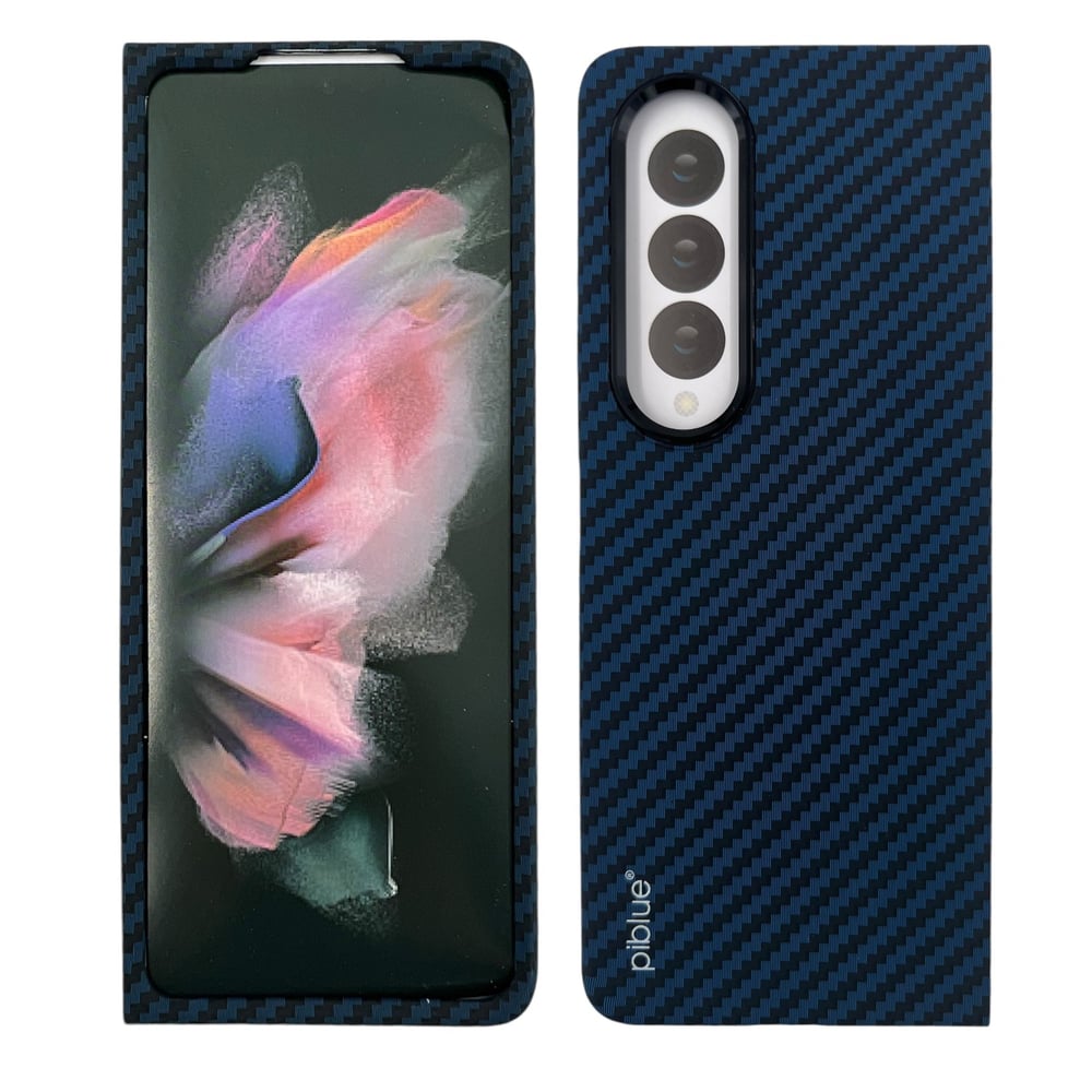 Nettech Samsung Galaxy Z Fold 4 Uyumlu Karbon Seri Arka Koruma Kılıf NT-111521