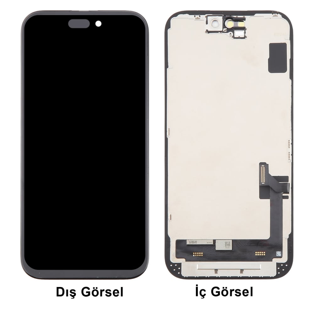 Teknonet Apple iPhone 15 Uyumlu Diagnostics Lcd+Dokunmatik+Çıtalı NT-116410
