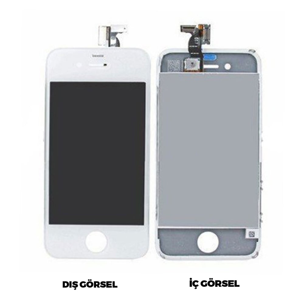 Teknonet Apple iPhone 4 Uyumlu Org Lcd+Dokunmatik+Çıtalı VR-2639