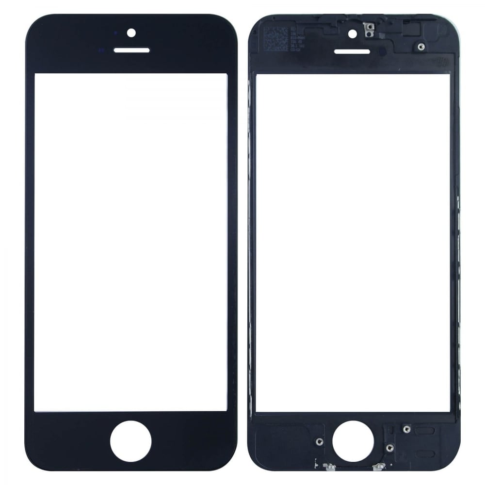 Teknonet Apple iPhone 5S Uyumlu Dokunmatik Lens + Oca + Çerçeve VR-2490
