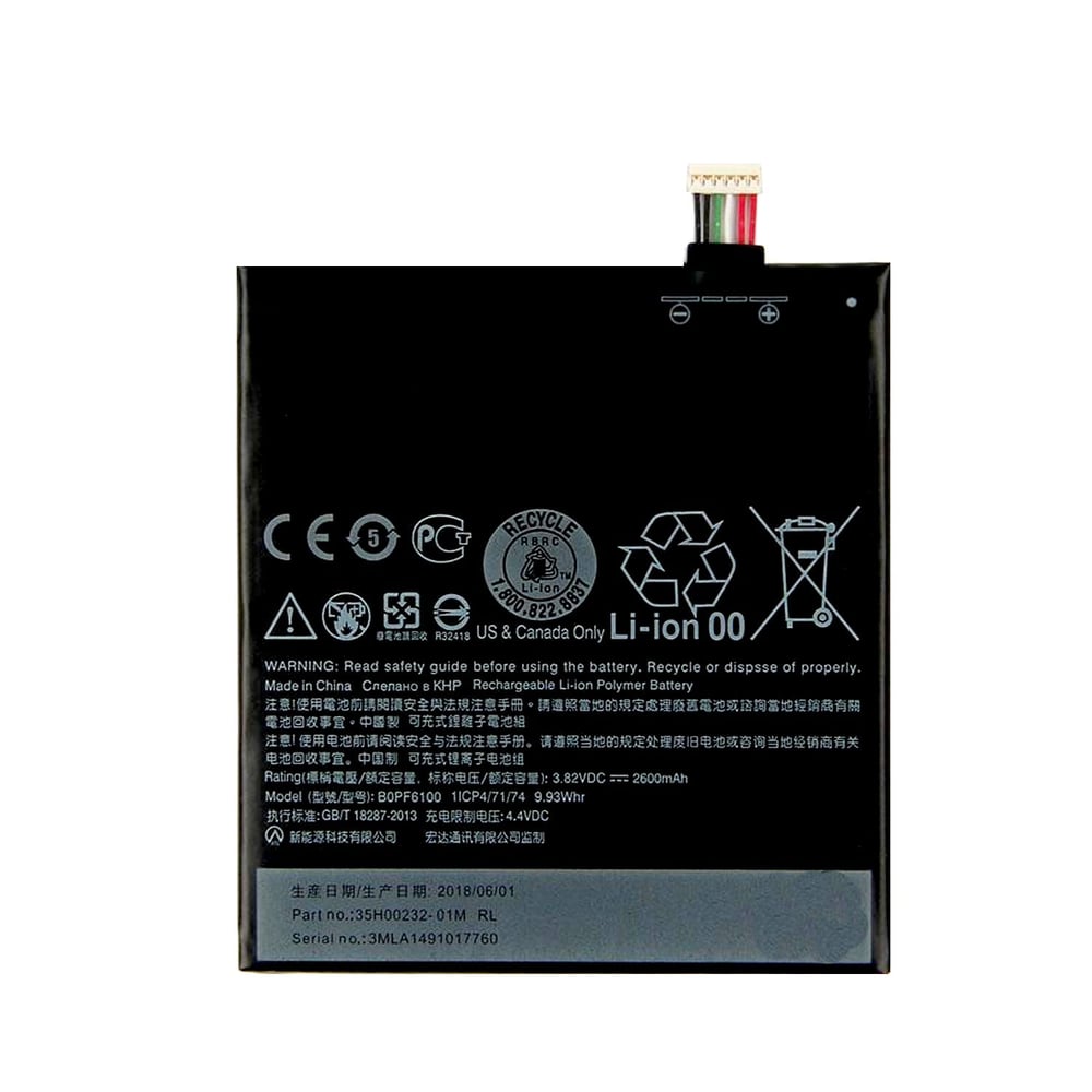 Teknonet HTC Desire 826 Dual Sim Uyumlu HTC BOPF6100 2600 MAh Batarya NT-21458