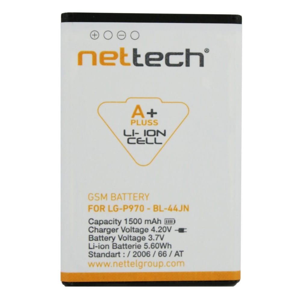 Teknonet LG Optimus Black P970 Uyumlu Nettech 1500 MAh Batarya NT-2485