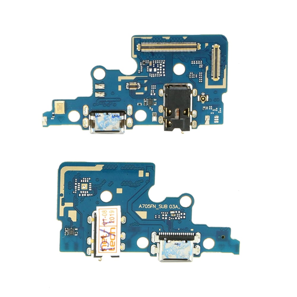 Teknonet Samsung Galaxy A70 Uyumlu Bordlu Şarj - Kulaklık Soketi NT-31779