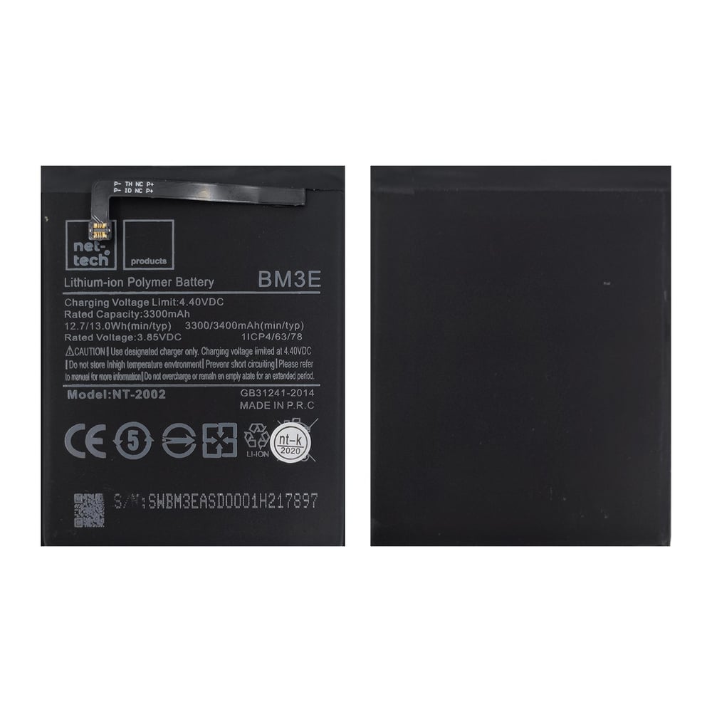 Teknonet Xiaomi Mi 8 Uyumlu Nettech BM3E 3300 MAh Batarya NT-82561