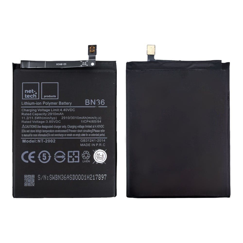 Teknonet Xiaomi Mi A2 Uyumlu Nettech BN36 3000 MAh Batarya NT-82566