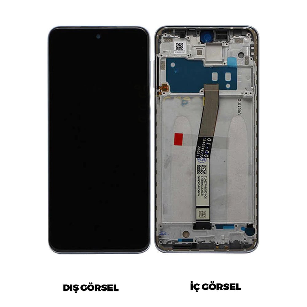 Teknonet Xiaomi Redmi Note 9 Pro Uyumlu Org Lcd+Dokunmatik+Çıtalı NT-83291