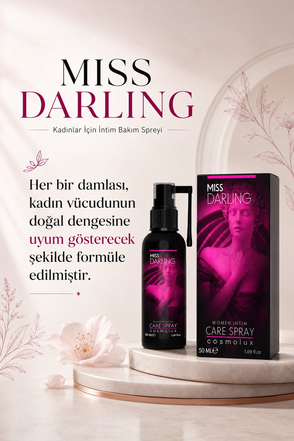 Miss Darling Kadınlara Özel Intim Sprey