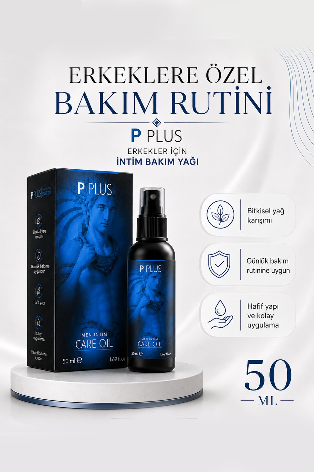 P Plus Erkek Bakım Yağı