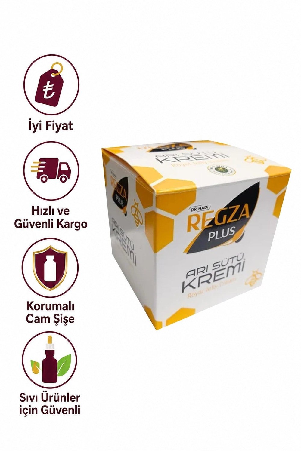 Regza Plus Bitkisel Cilt Bakım Kremi 