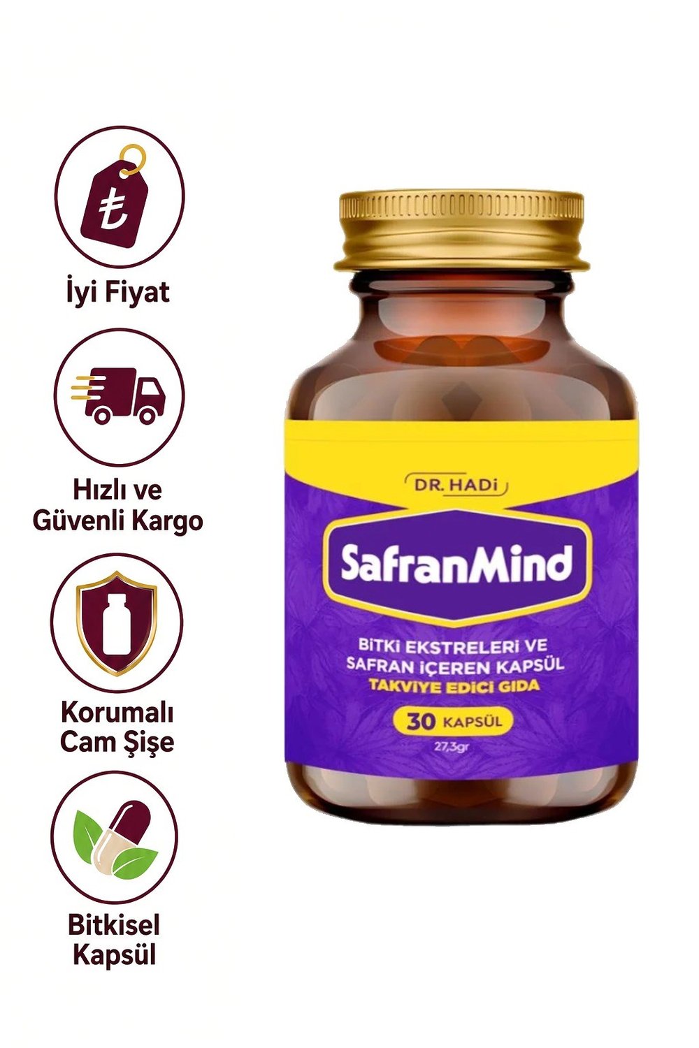 SafranMind 30 Kapsül 