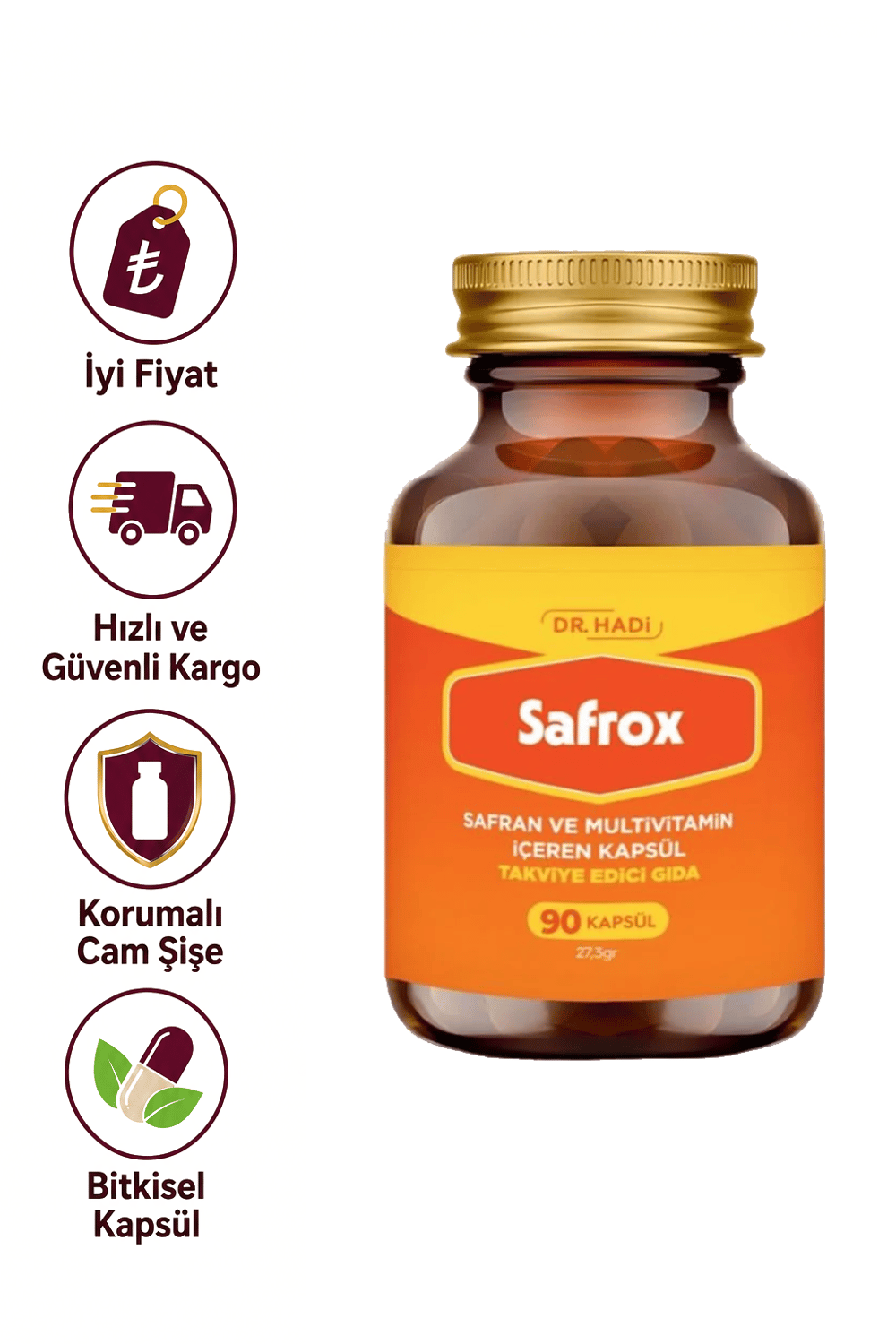 Safrox Safran Ve Multivitamin İçeren Kapsül 