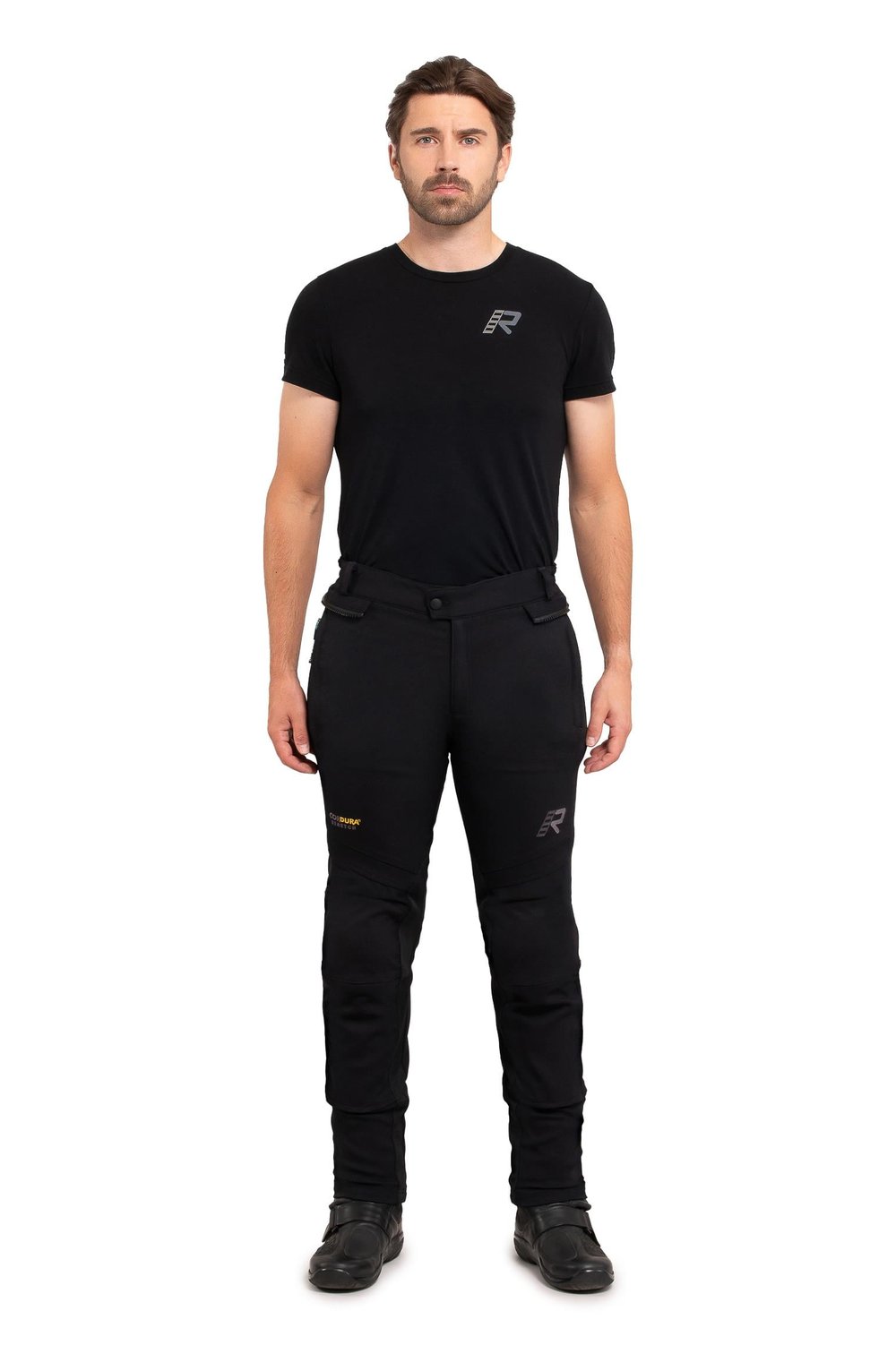 Airgobi 2.0 Erkek Yazlık Motosiklet Pantolonu C1 Kısa Paça Siyah-999