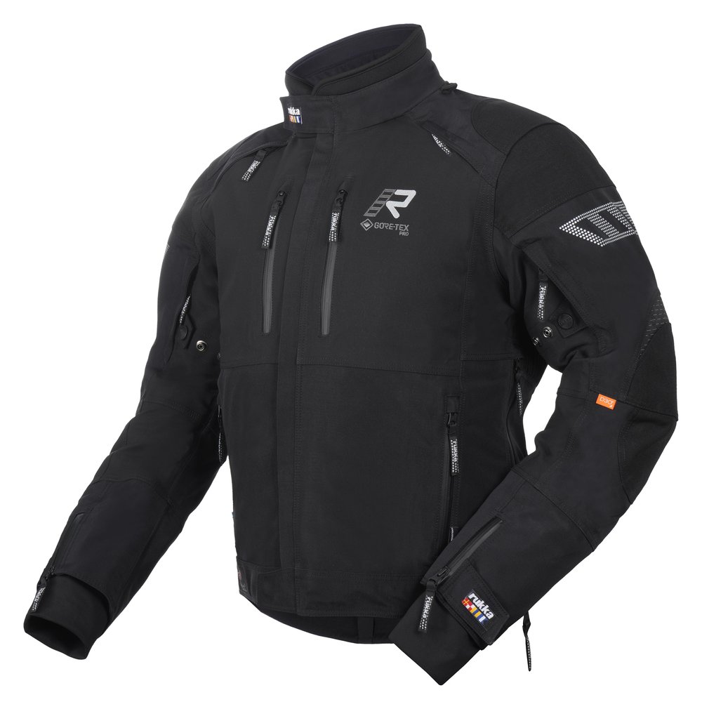 Armageddo-R Gore-Tex Pro Erkek Kışlık Motosiklet Montu Siyah/Beyaz-990